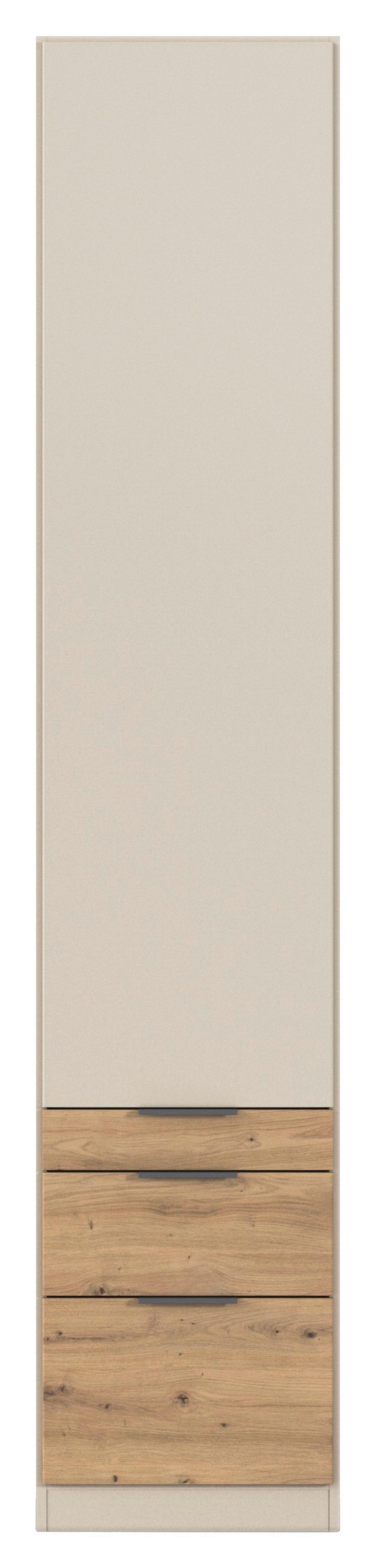 Šatníková skriňa Alabama Super ALABAMA-SUPER - šampanská/farba duba, Trend, kompozitné drevo (47/229/54cm)