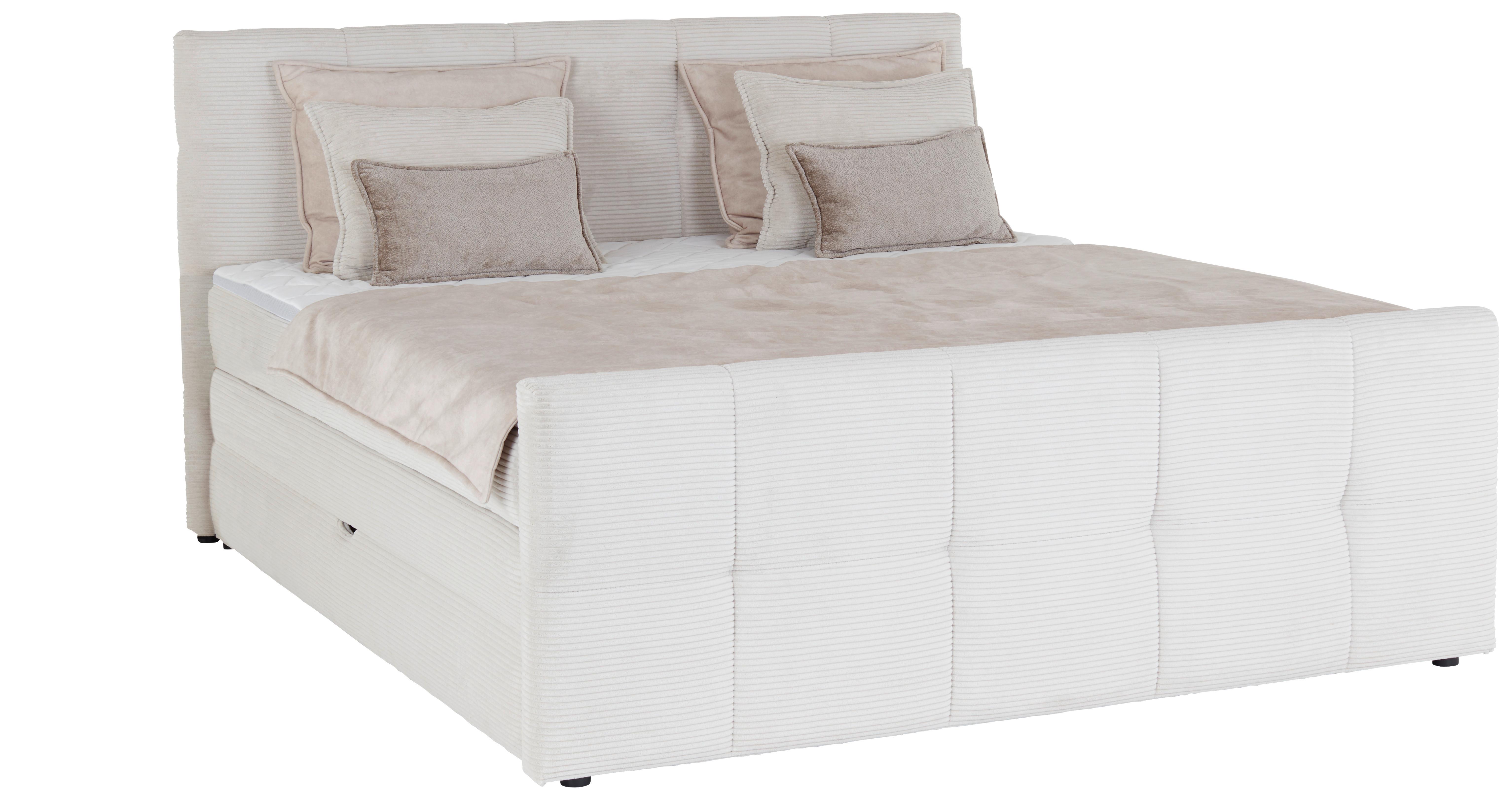 Zierkissen Lea 52x32 Cm Polyester Hellbraun Mit Zipp - KONVENTIONELL, Textil (52/32cm) - Luca Bessoni