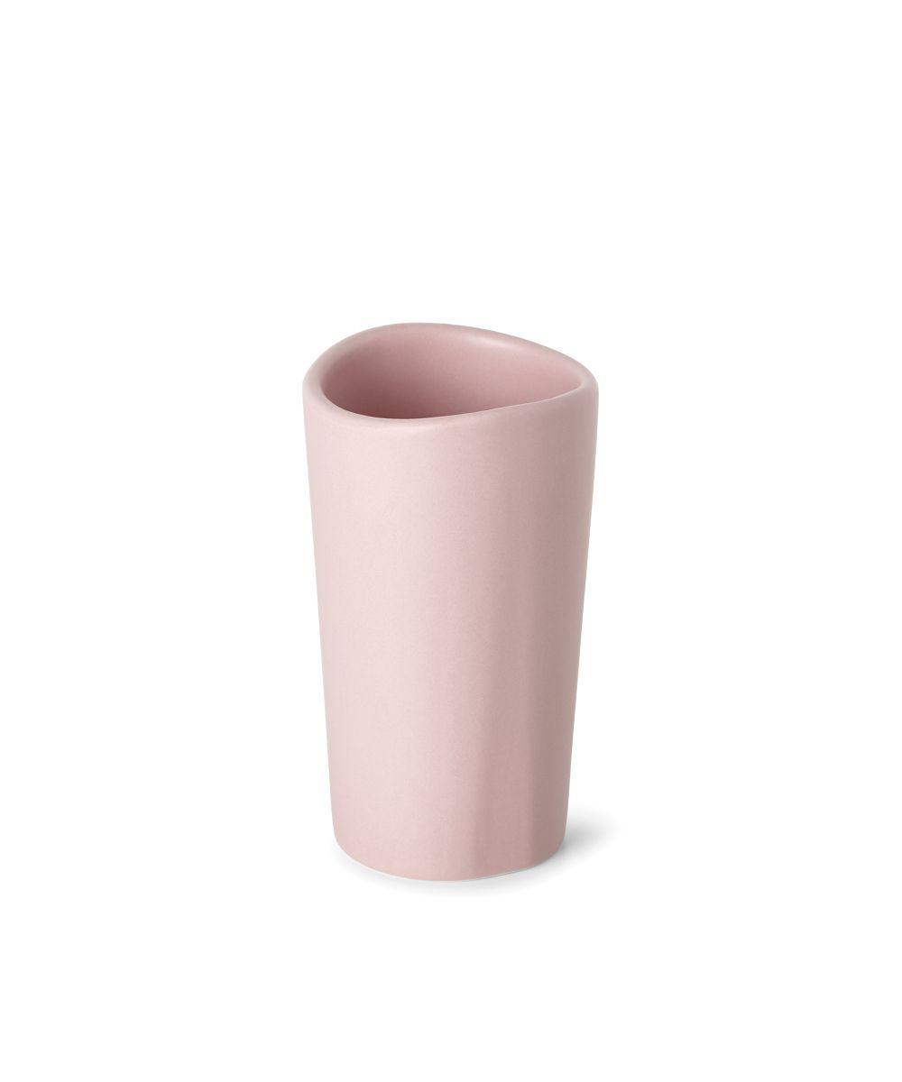 Kelímek Na Zubní Kartáček Melrina -Ext- - růžová, Konvenční, keramika (6,5/11,2cm) - Modern Living