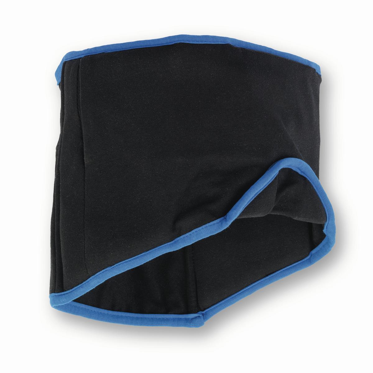 SCHLAFMASKE MYSLEEPMASK L/XL SCHWARZ/BLAU - Blau/Schwarz, Basics, Textil (28/19/1cm)
