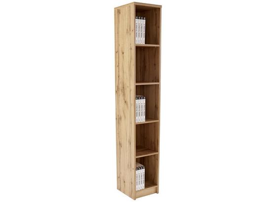 Regal 4-You New B 30cm, Wotan Eiche Dekor - Eichefarben/Schwarz, MODERN, Holzwerkstoff (30/189,5/34,6cm) Regal 4-You New B 30cm, Wotan Eiche Dekor - Eichefarben/Schwarz, MODERN, Holzwerkstoff (30/189,5/34,6cm)
