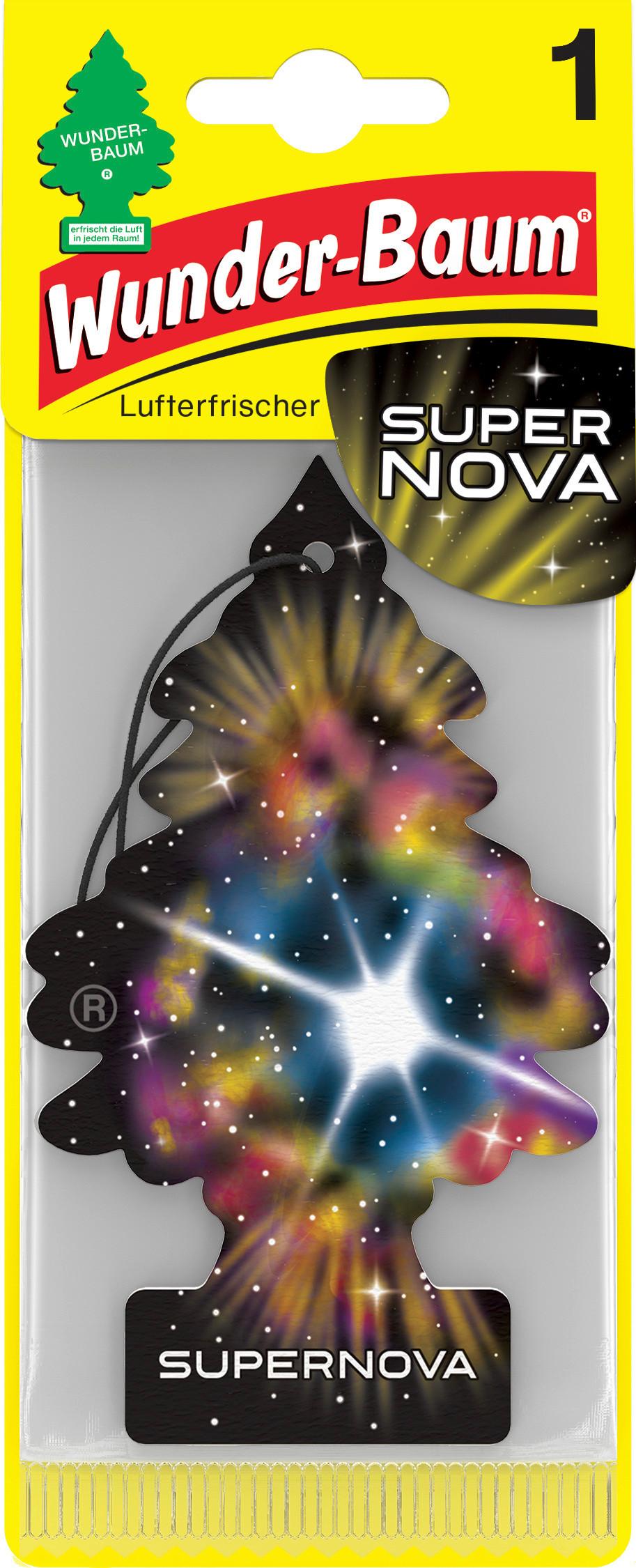 Autóillatosító Wunderbaum Supernova Illat - többszínű, fa