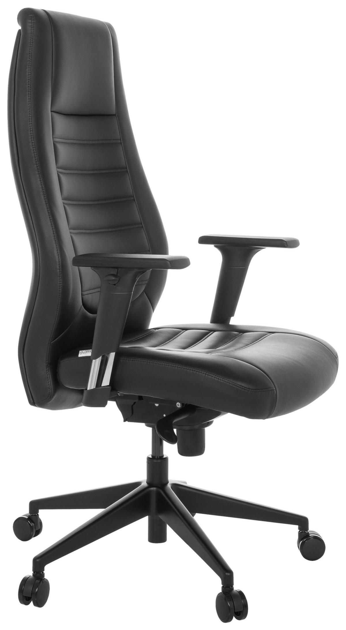 Drehstuhl Vitoro B - Schwarz, Basics, Kunststoff/Textil (67/119-129/76cm) - MID.YOU