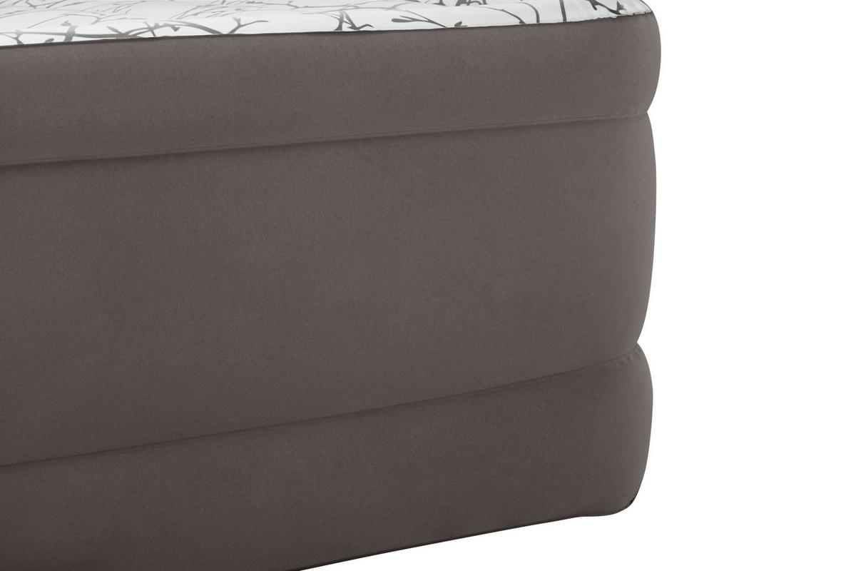 Luftbett Daniel 203x152x56 Cm Bis 300kg, Inkl. Pumpe - Braun/Grau, KONVENTIONELL, Kunststoff/Metall (203/152/56cm) - Bestway