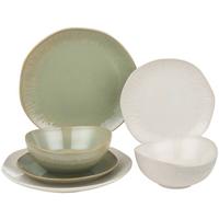 Tafelservice Lola - Creme/Hellgrün, Design, Keramik - Luca Bessoni