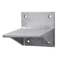 Sonnenschirm-wandkonsole Universal - Silberfarben, Basics, Metall (16/16/21cm) - Schneider