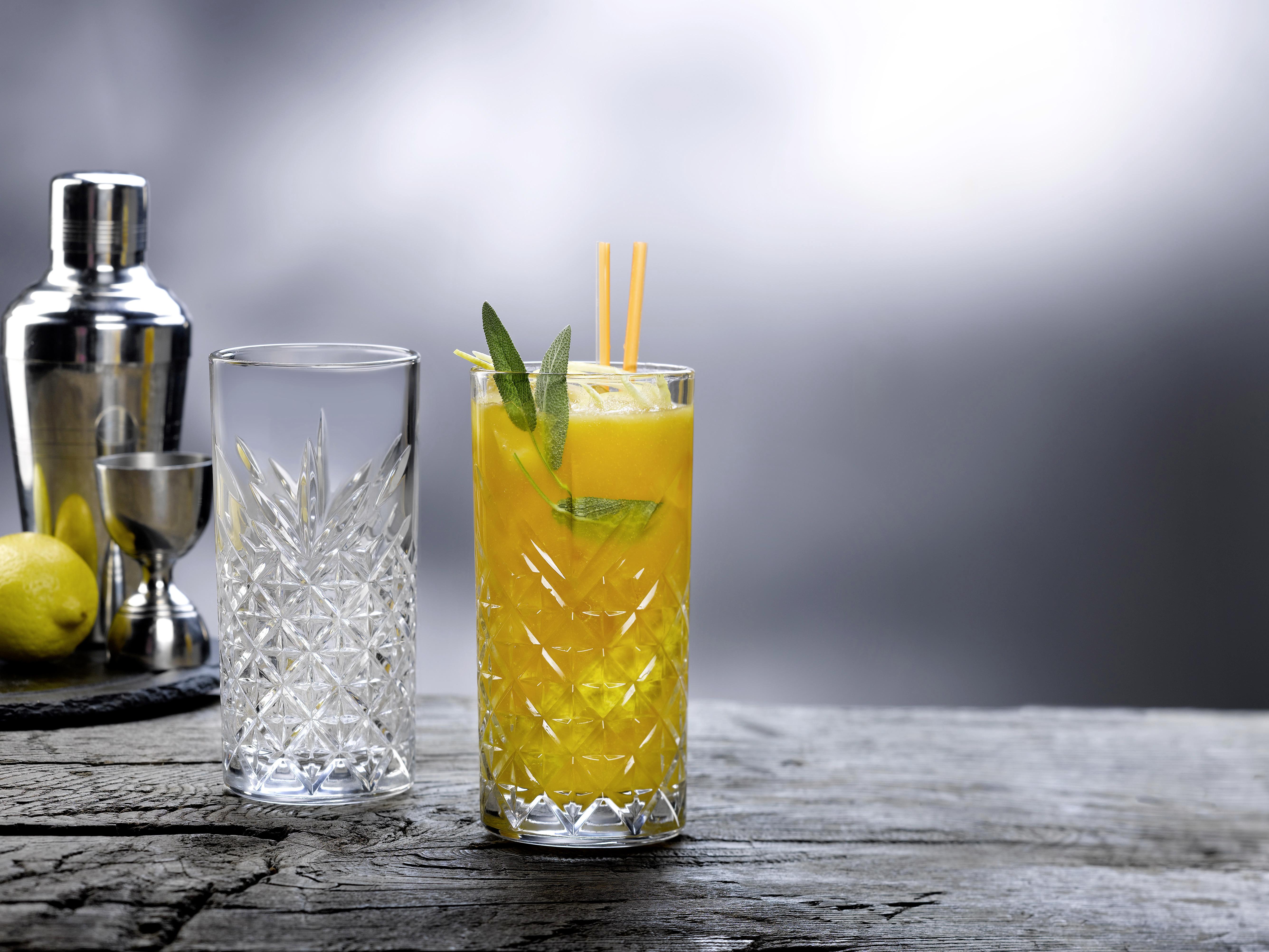 Longdrinkglas 4-Teilig ca. 295ml Transparent - Transparent, Basics, Glas (295ml) - Mäser