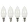 LED žárovka Multi / E14 /5,5W / 4 ks - bílá, plast - Modern Living