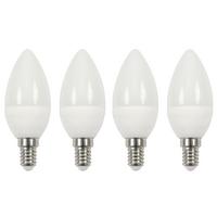 LED žárovka Multi / E14 /5,5W / 4 ks - bílá, plast - Modern Living