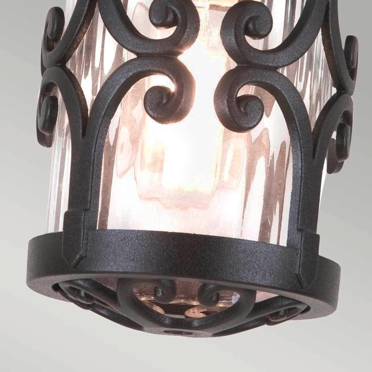 Außendeckenleuchte Bl13a-Black - Schwarz, KONVENTIONELL, Glas/Metall (15/26cm) - Elstead Lighting