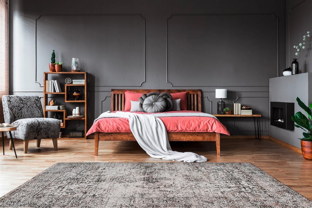 LÄUFER Anthrazit/Creme 80x150 cm - Anthrazit/Creme, KONVENTIONELL, Textil (80/150cm) - Kayoom