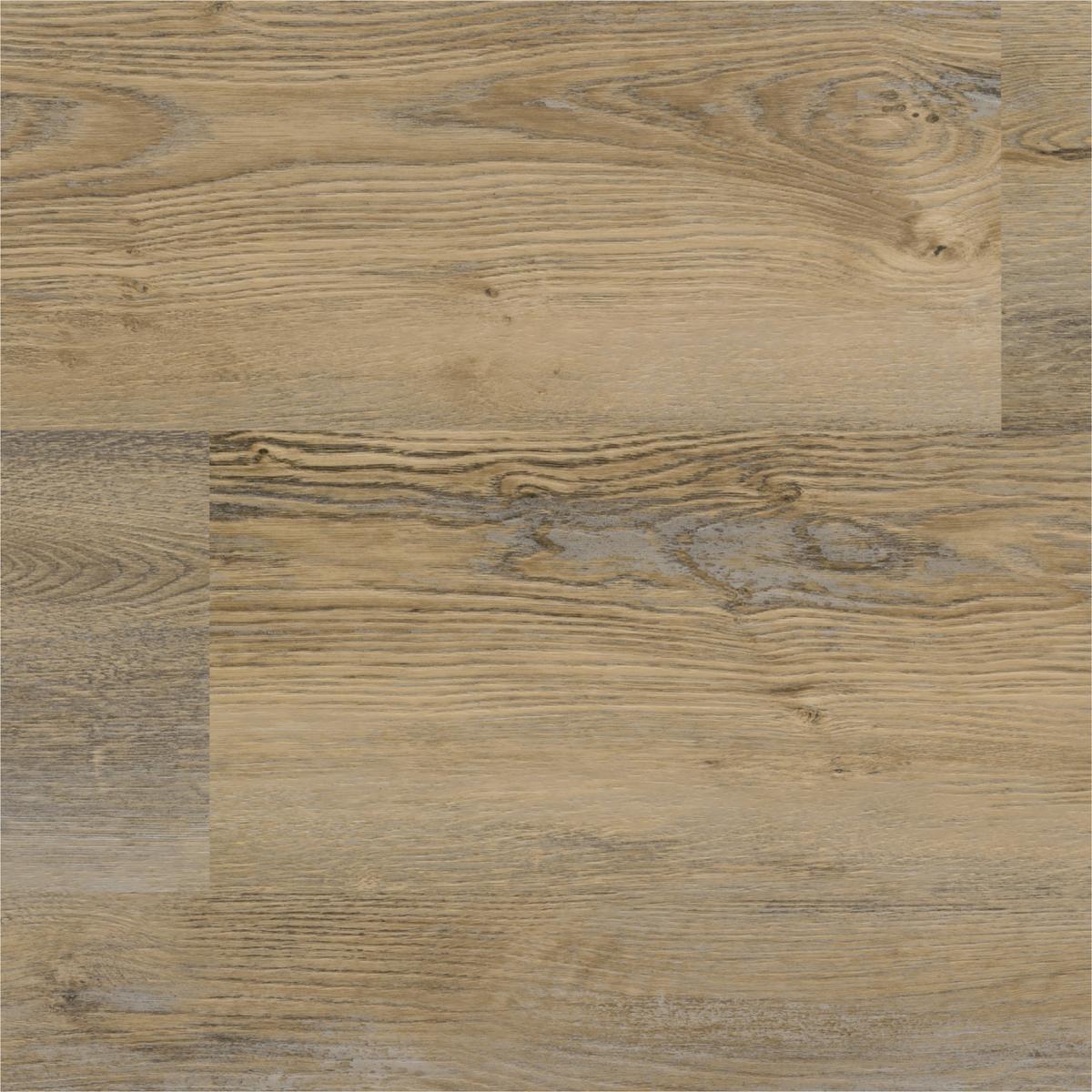 Designboden Eichefarben/Sand /Grau Landhausdiele Stärke 4,8mm - Sandfarben/Eichefarben, Basics, Kunststoff (122/23/0.48cm)
