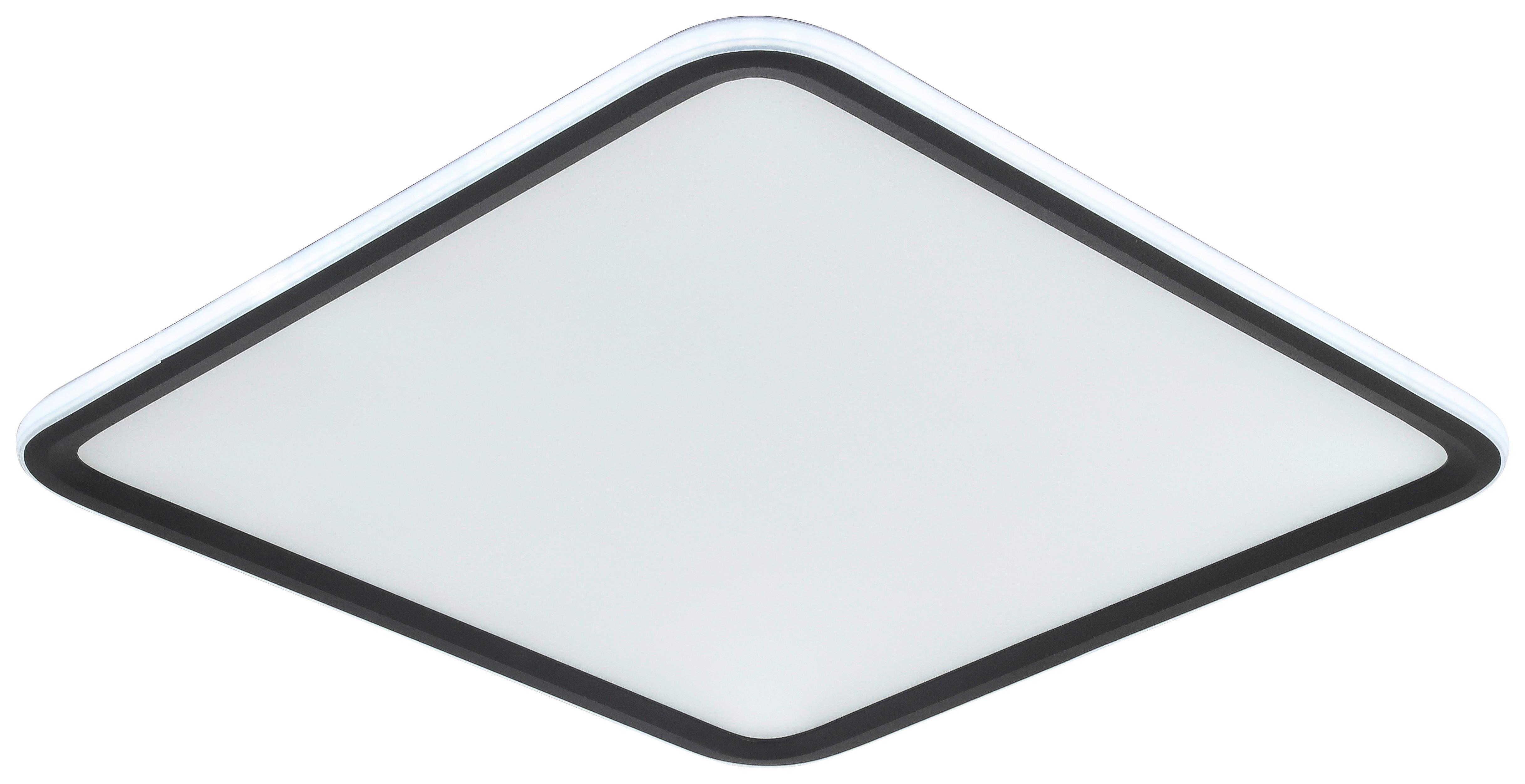 LED-stropné svietidlo MIYU - čierna/biela, Modern, kov/plast (45/45/5,5cm) - Bessagi Home