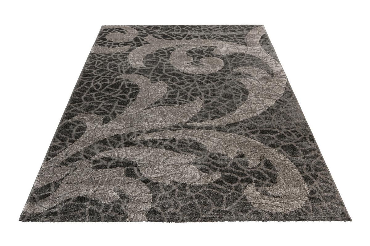 Flachwebteppich My Frisco 280 - Anthrazit, Basics, Textil (80/150cm) - Obsession