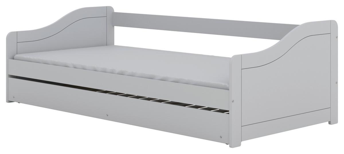 Kinder-/Juniorbett Blanka Weiß B: 90cm - Birkefarben/Weiß, MODERN, Holz/Holzwerkstoff (90/200cm) - MID.YOU