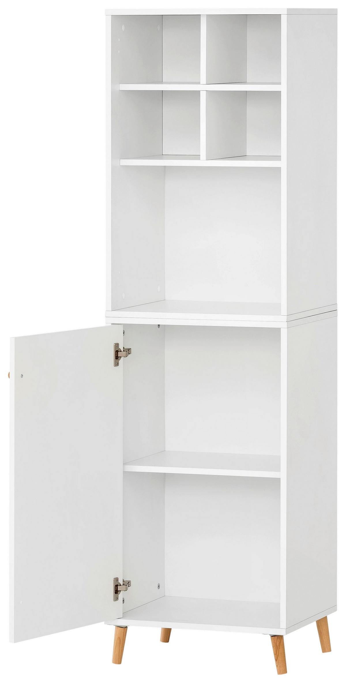 Aktenschrank Holzwerkstoff Weiß B: 50,95 cm - Weiß, MODERN, Holzwerkstoff (50,95/174,2/41cm) - MID.YOU