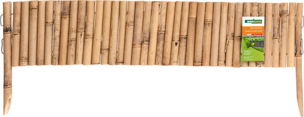 Beeteinfassung Bambus Flexibel 100x20-35 Cm, Bambus, Naturf. - Naturfarben, Basics, Holz (100/20/35cm)