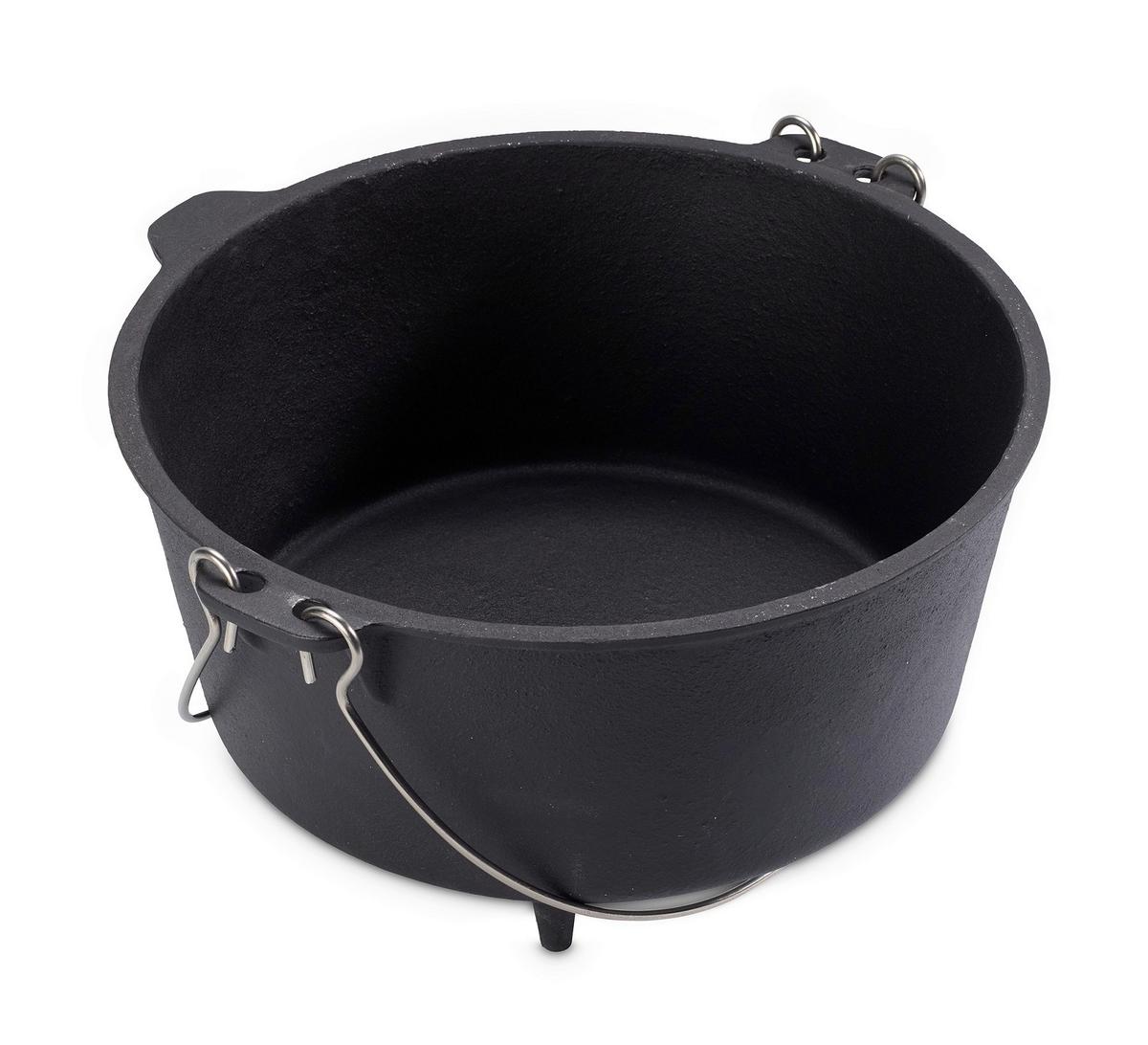 Dutch-Oven-Set Ew-Ge-1225 - Schwarz, Basics, Metall (31,5/31,5/21cm) - Echtwerk