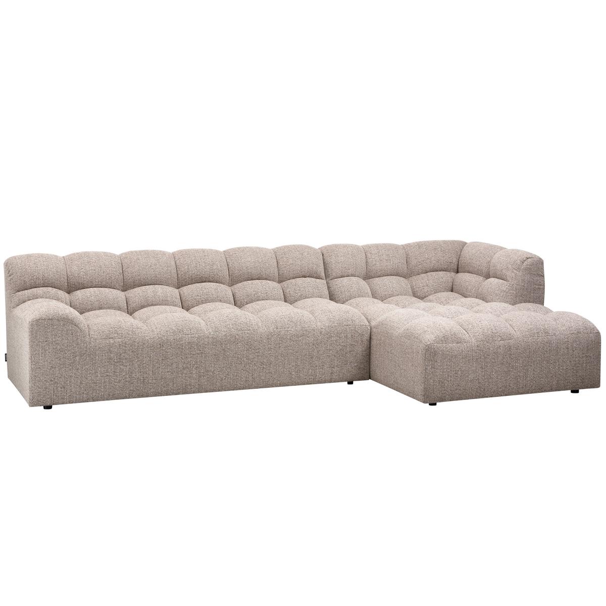 ECKSOFA Allure Braun S: 324x165cm - Schwarz/Braun, Design, Textil (324/165cm) - Livetastic