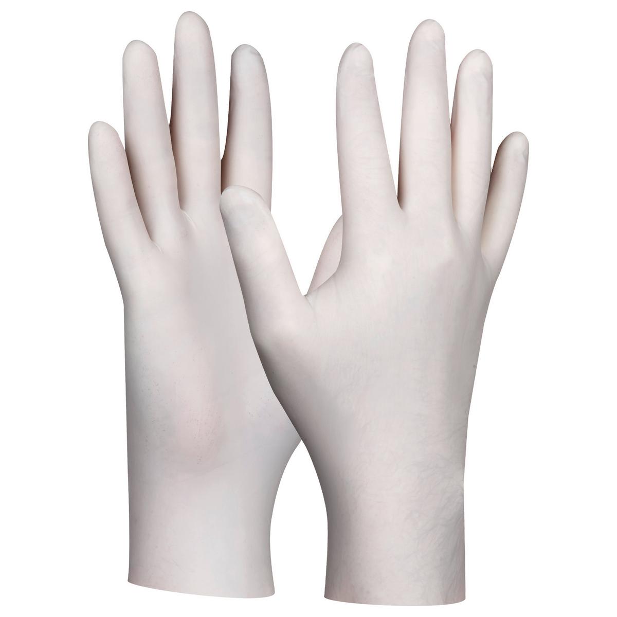 Einweghandschuh Latex Weiß Gr. M Ungepudert 80 Stk. - Weiß, Basics, Kunststoff (Mnull)