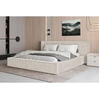 POLSTERBETT Jasmine Creme 180x200cm - Creme/Schwarz, MODERN, Holz/Metall (180/200cm) - MID.YOU