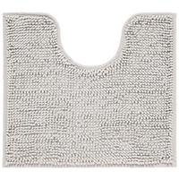 Wc-vorleger Anke - Silberfarben, MODERN, Textil (45/50cm) - Luca Bessoni
