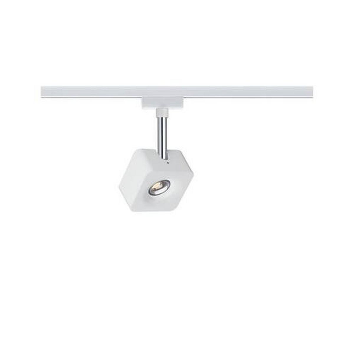 Schienensystem Urail Strahler 95511 in Weiß, Rechteckig - Weiß, Basics, Kunststoff/Metall (1,7cm) - Paulmann