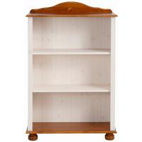 Regal Mette Weiß, Honig B: 77cm - Weiß/Honig, Design, Holz (77/116/31cm) - MID.YOU