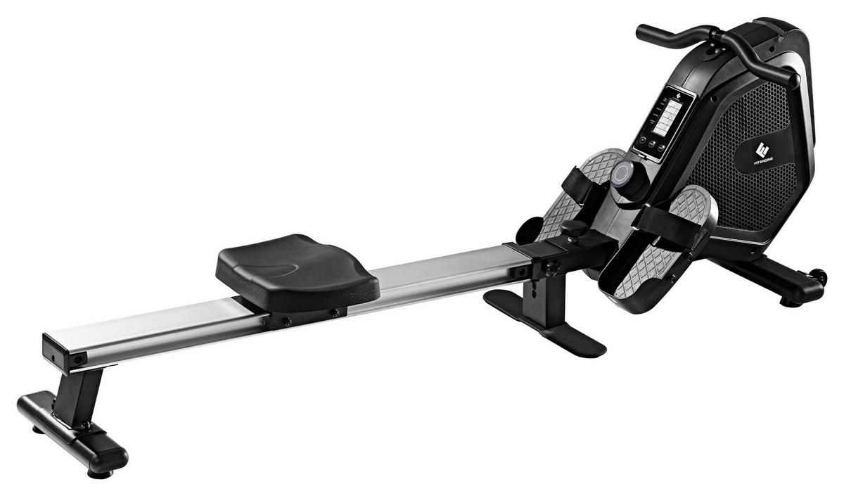 Rudergerät 09272 Fitengine Rudergerät - Schwarz, LIFESTYLE, Kunststoff/Metall (180/54/24,5cm)