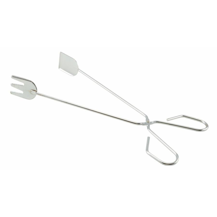 Grillcsipesz Húsfogó - króm, Basics, fém