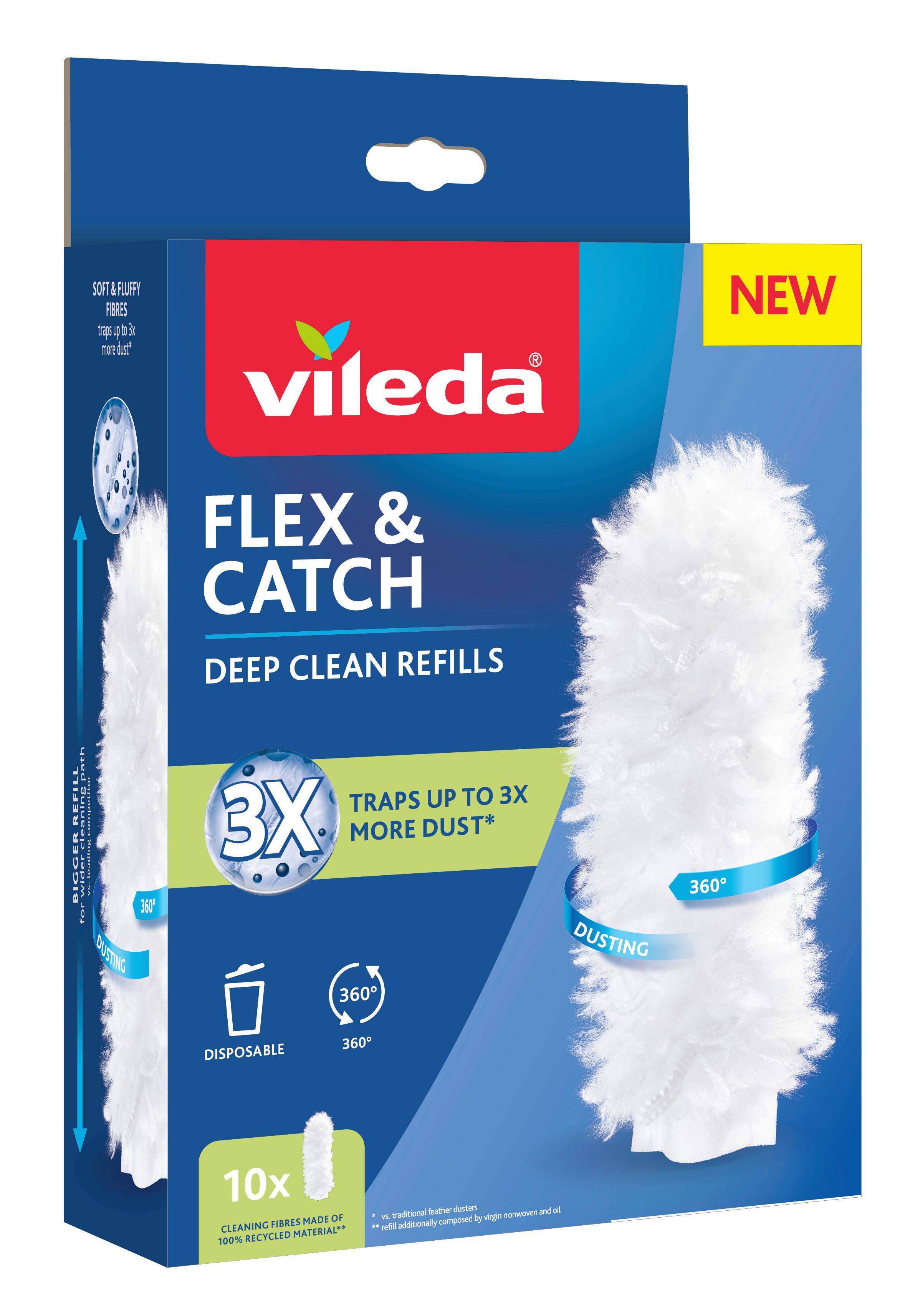 ERSATZBEZUG FLEX & CATCH - Weiß, Basics, Naturmaterialien (28/19/24cm) - Vileda