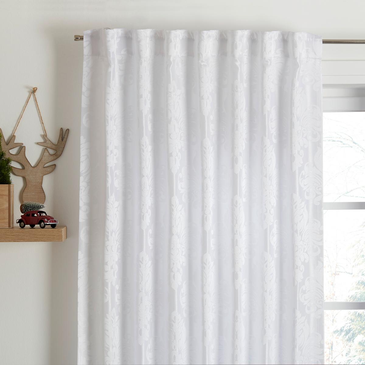 Hotový závěs Charles, 140/245 cm, bílá - bílá, Lifestyle, textil (140/245cm) - Modern Living