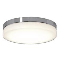 LED-DECKENLEUCHTE 1196761 - Chromfarben/Weiß, Design, Kunststoff/Metall (29cm) - Näve