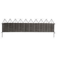 Beeteinfassung 25-35x100 cm Kunststoff Anthrazit Wetterb. - Anthrazit, Basics, Kunststoff (25/35/100cm)