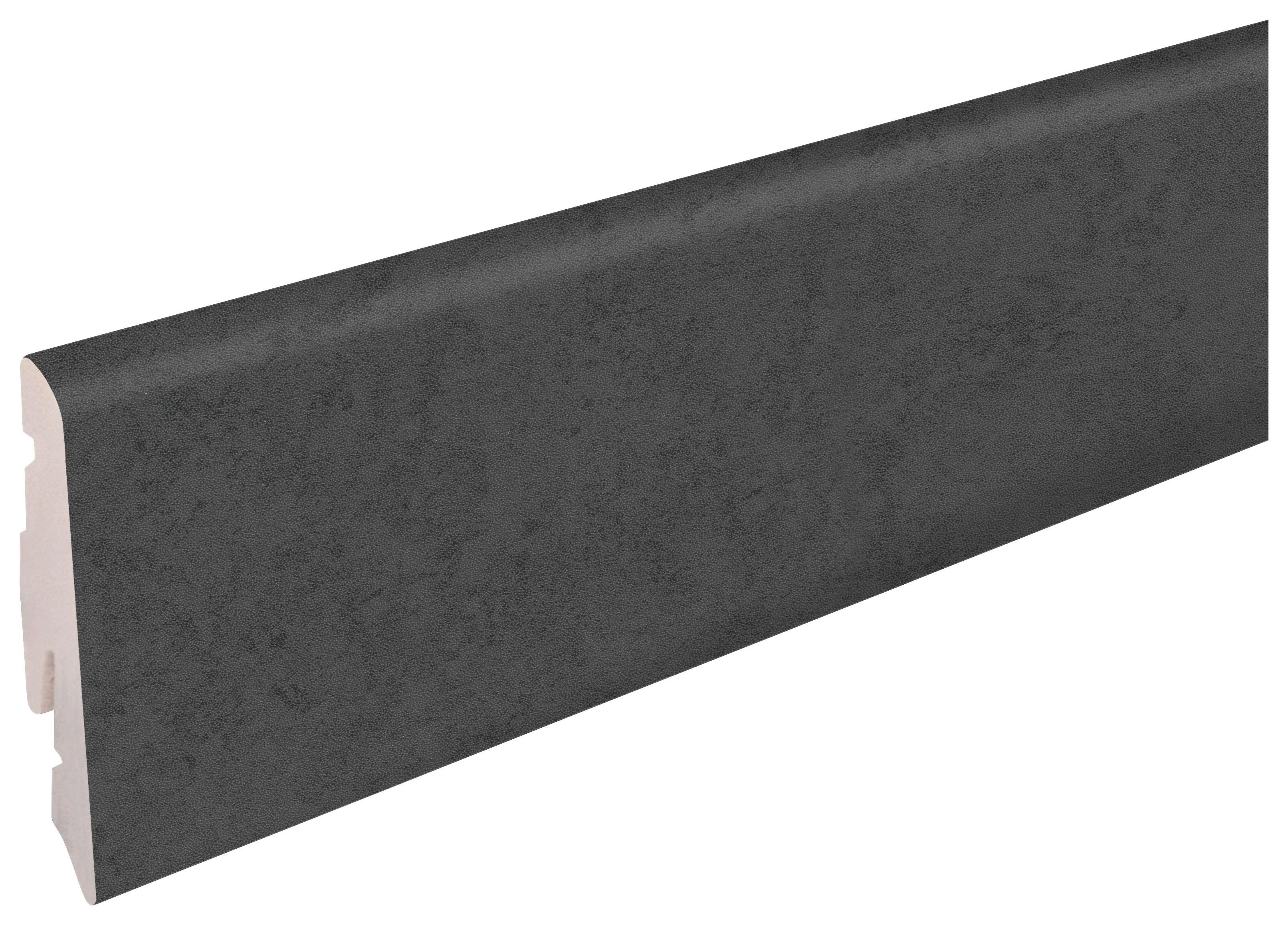 Sockelleiste Antrazit - Anthrazit, Basics, Kunststoff (240/5,8/1,2cm)