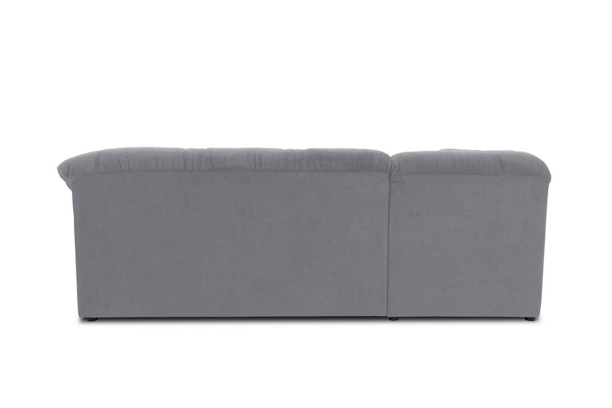 Ecksofa Sarafina Dunkelgrau S: 190x240 Cm - Dunkelgrau/Schwarz, KONVENTIONELL, Textil (190/240cm) - MID.YOU