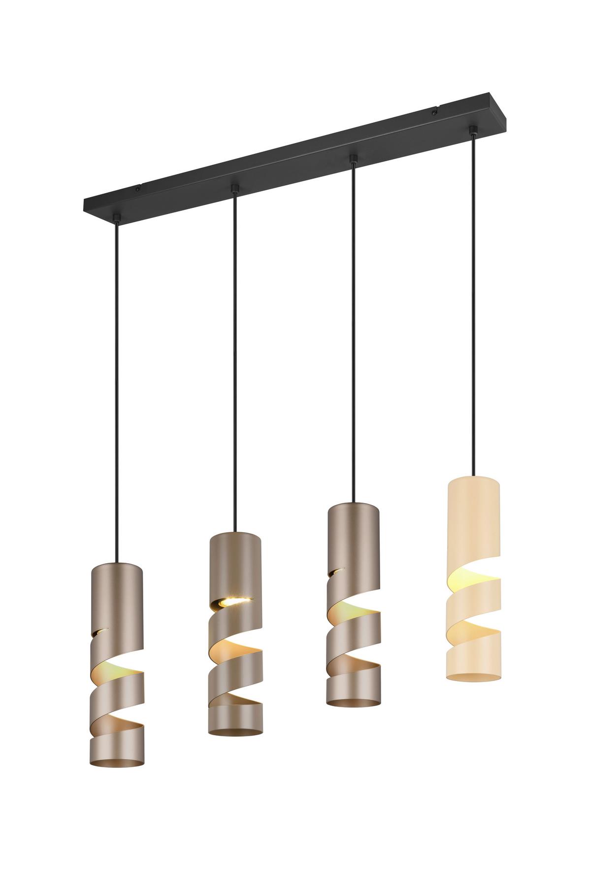 Pendelleuchte 364000417 Stream - Taupe/Beige, KONVENTIONELL, Metall (80/150/9cm) - Trio Leuchten