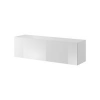 TV-Lowboard Vivien 05 B: 50 cm - Weiß Hochglanz/Weiß, Design, Holzwerkstoff (140/40/38cm) - Livetastic