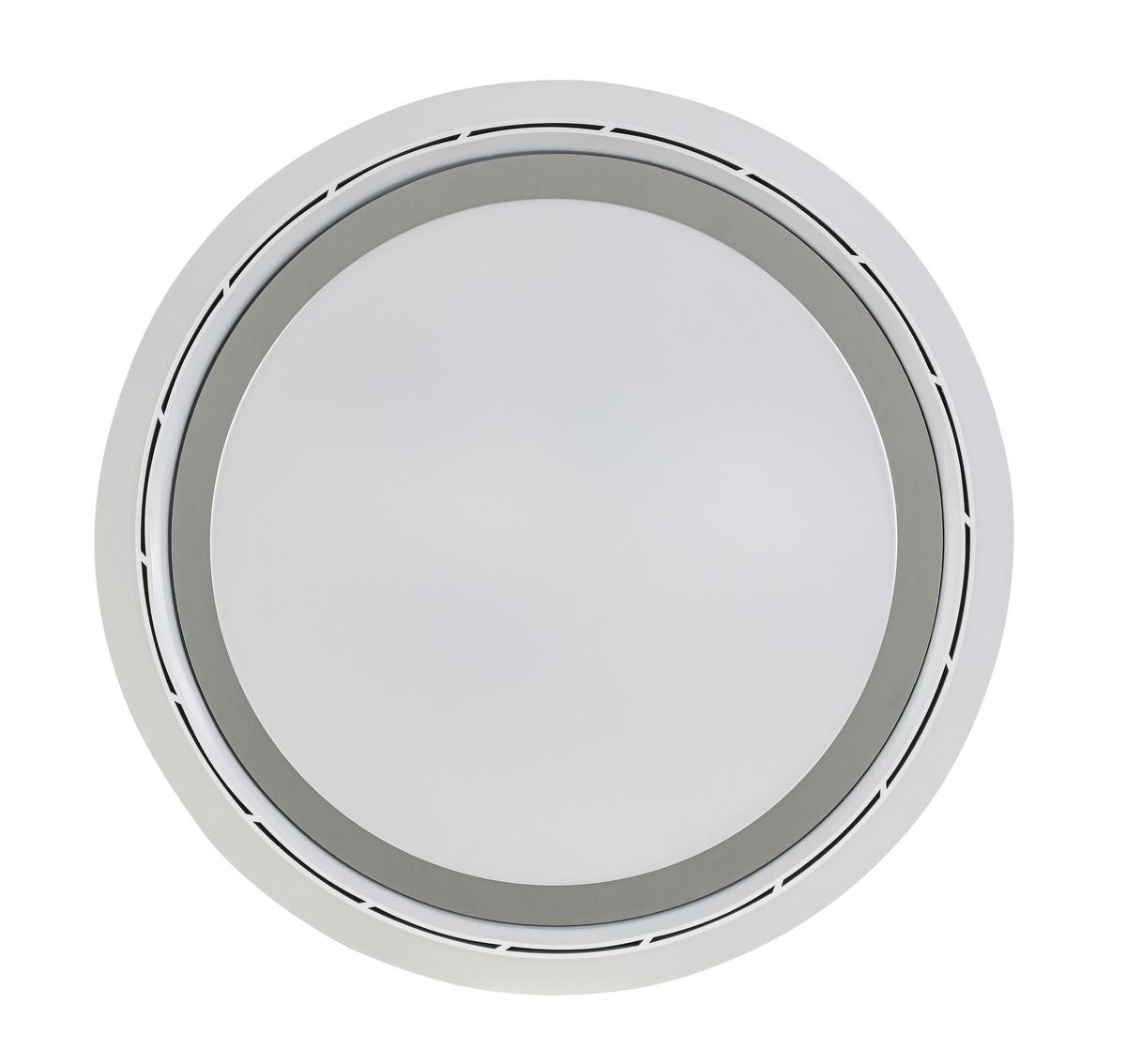 Deckenventilator Carolin - Chromfarben/Weiß, Basics, Kunststoff (42/18cm) - Luca Bessoni