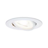 Einbauspot Ø 8,4 cm Weiß dimmbar - Weiß, Design, Metall (8,4cm) - Paulmann