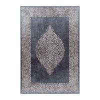 Flachwebeteppich Fiesta - Schwarz, Design, Textil (200/290cm) - Novel