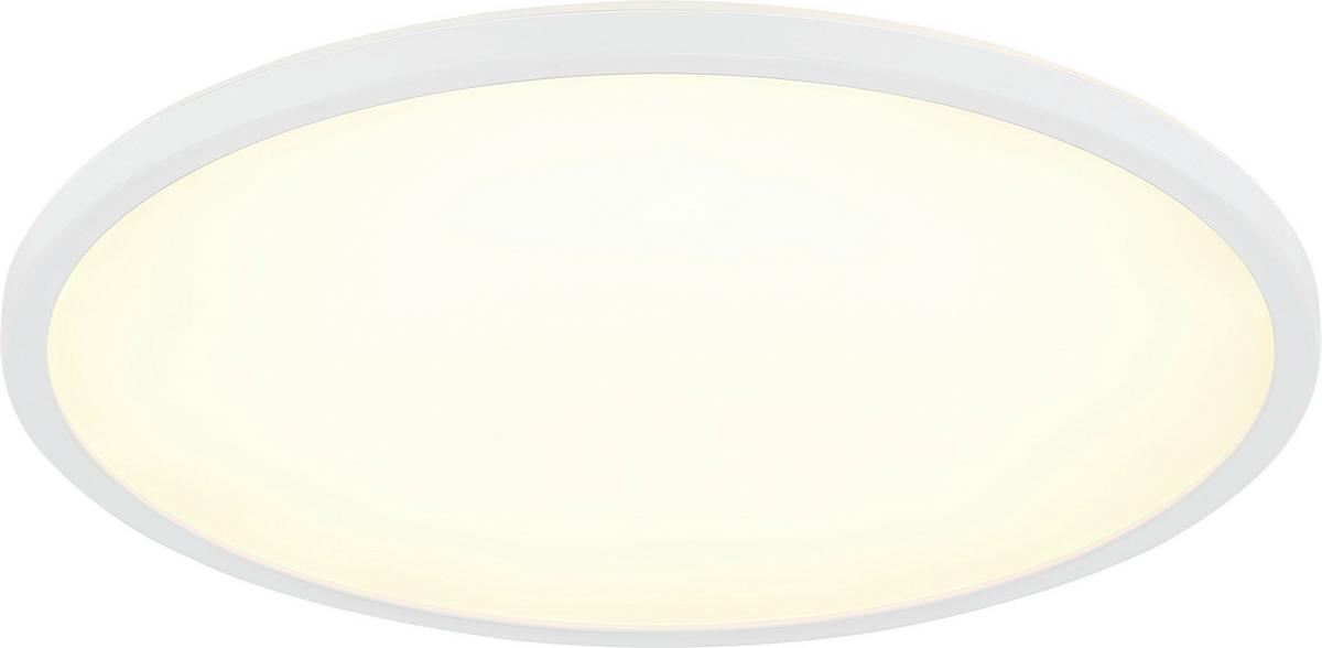 LED-DECKENLEUCHTE MAURICE - Weiß, Basics, Kunststoff (42/2,8cm) - Luca Bessoni