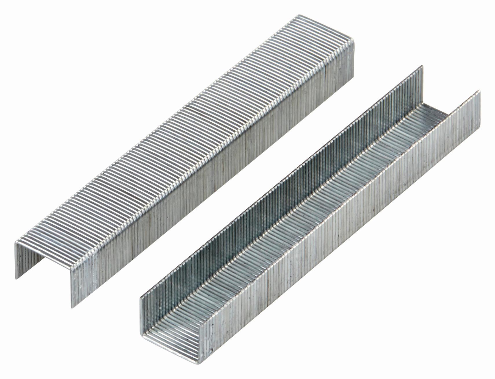 Heftklammern 1000 Stück 8 mm - Silberfarben, KONVENTIONELL, Metall (0.8cm)