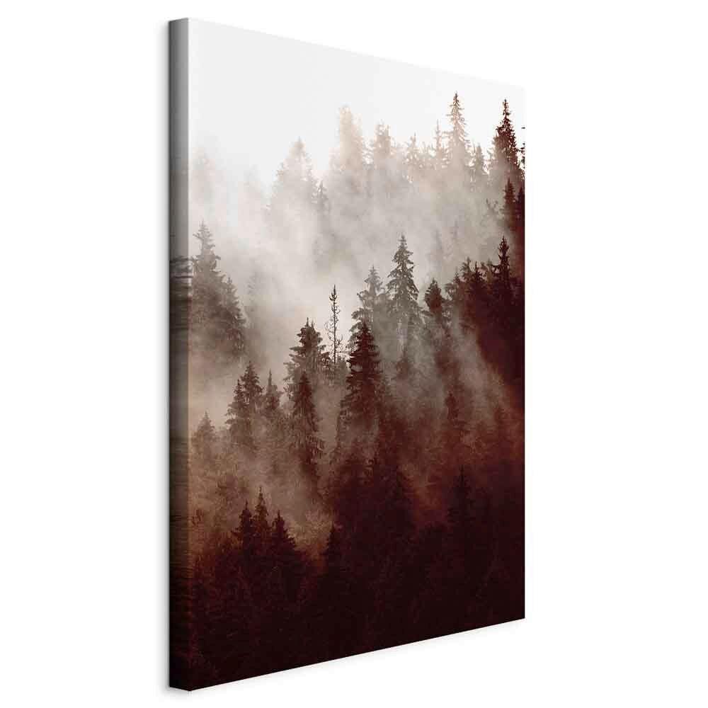 Leinwandbild Braun B: 40 Cm - Braun, Basics, Holzwerkstoff/Textil (40/60/1,2cm) - artgeist