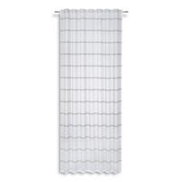 Fertigvorhang Bibiana - Dunkelgrau/Weiß, MODERN, Textil (140/245cm) - Luca Bessoni