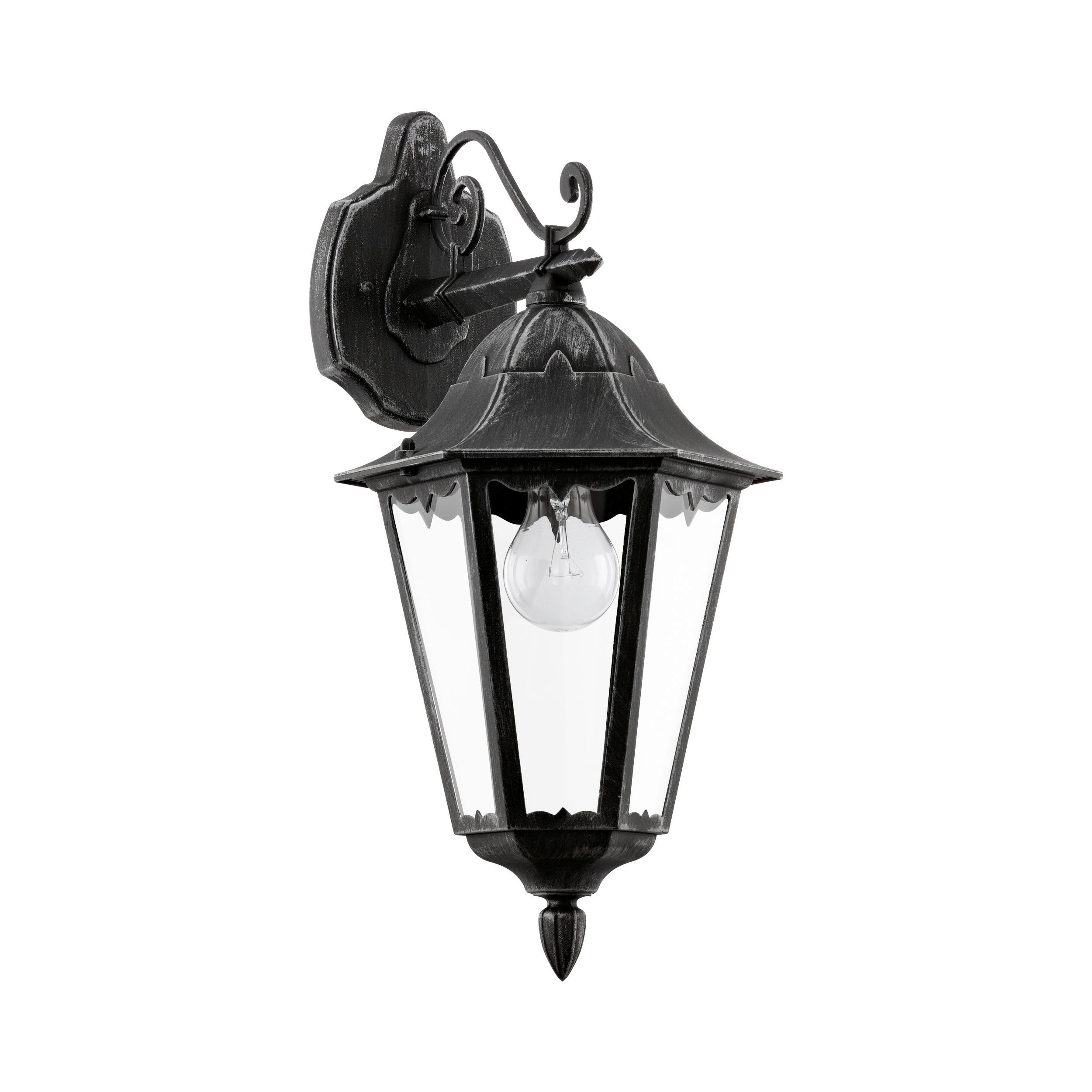 Led-wandleuchte Navedo 1-Flammig - Klar/Silberfarben, Basics, Glas/Metall (20cm) - Eglo