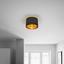 Stropná Lampa Samti Ø 30cm, 40 Watt - čierna/zlatá, Štýlový, kov/textil (30/21cm) - Modern Living Stropná Lampa Samti Ø 30cm, 40 Watt - čierna/zlatá, Štýlový, kov/textil (30/21cm) - Modern Living