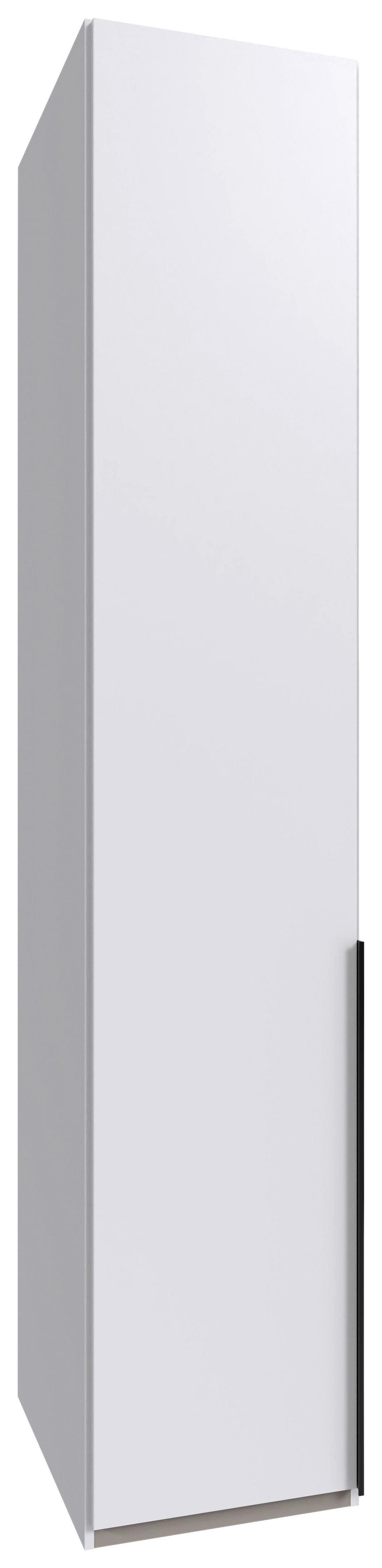 Drehtürenschrank Ny A Black, Weiß B: 45 Cm - Weiß, MODERN, Holzwerkstoff (45/236/58cm) - MID.YOU