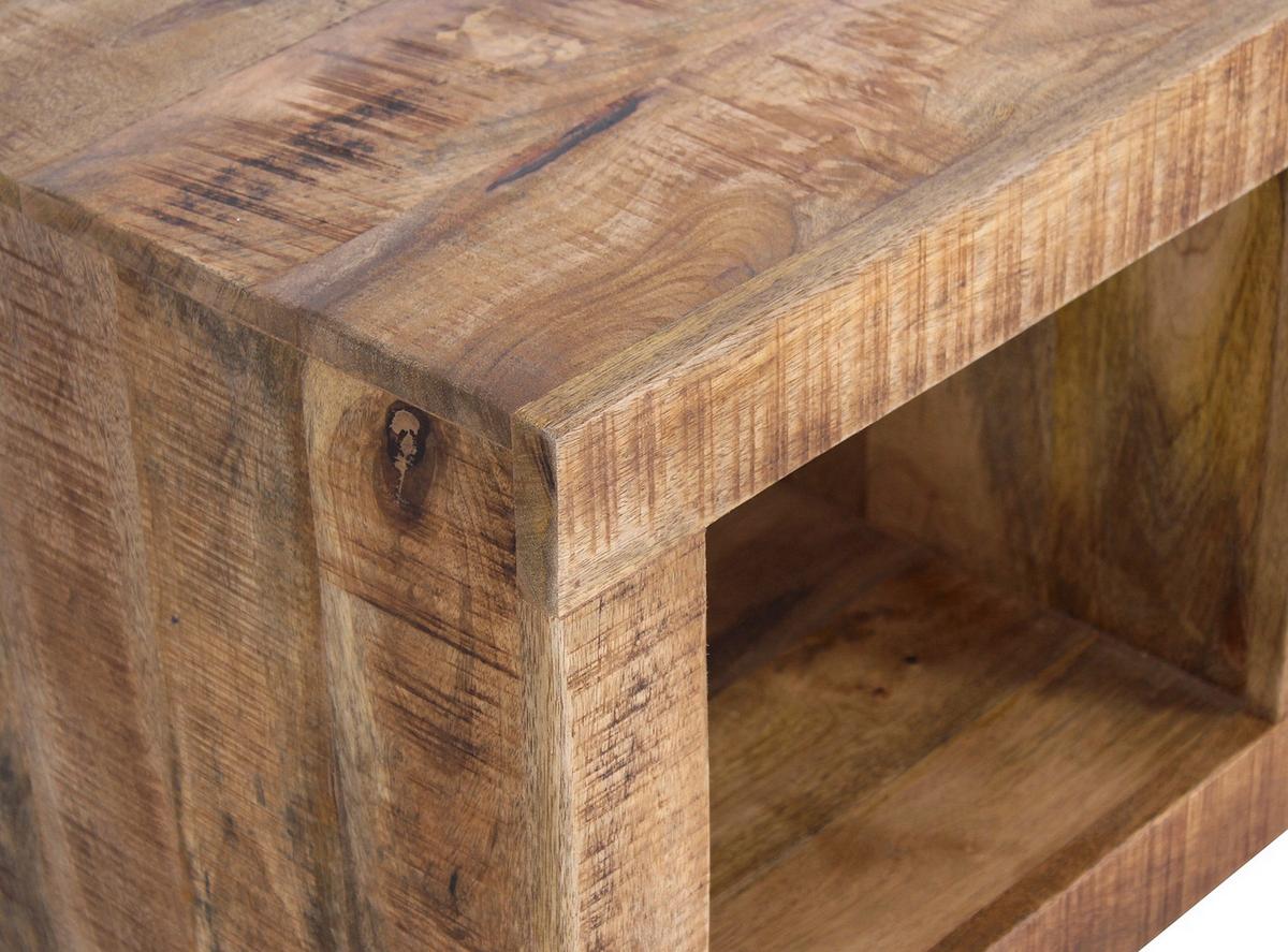 Couchtisch Naturfarben B: 50 cm - Naturfarben, Design, Holz (50/50/45cm) - Livetastic