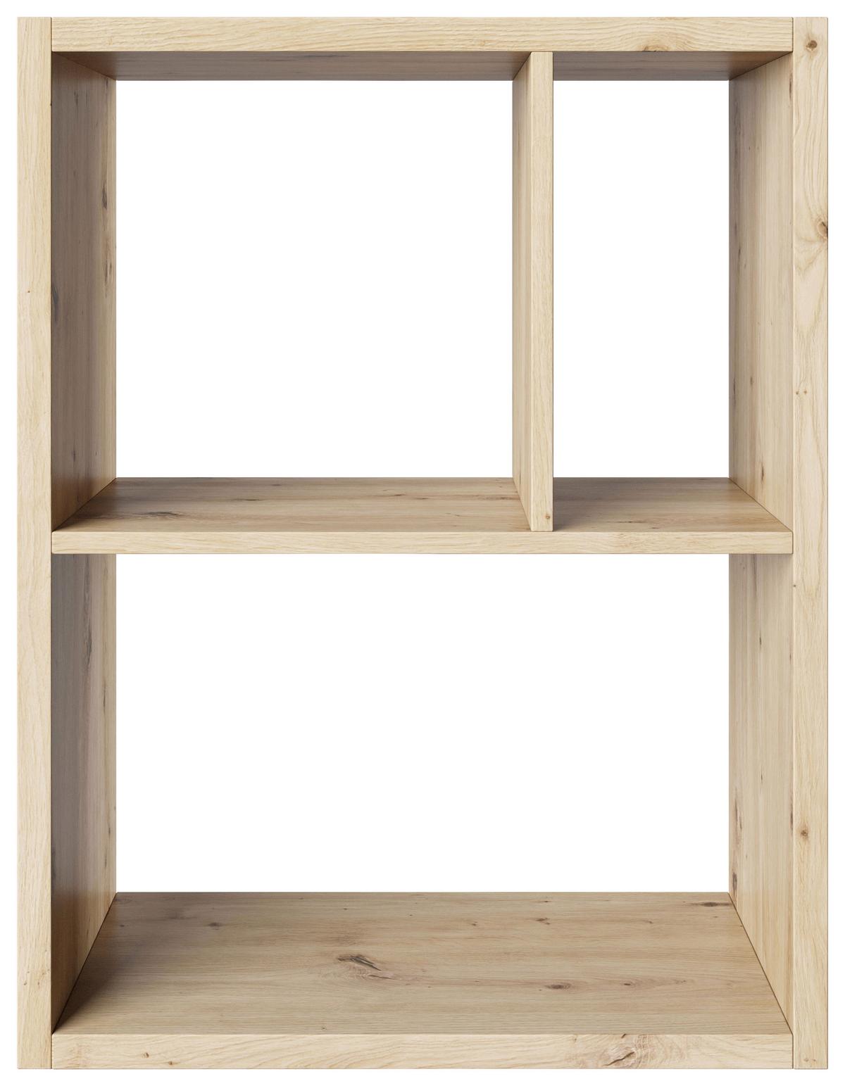 Regal Fortuna - Eiche Artisan, Basics, Holzwerkstoff (75/58/34cm) - MID.YOU